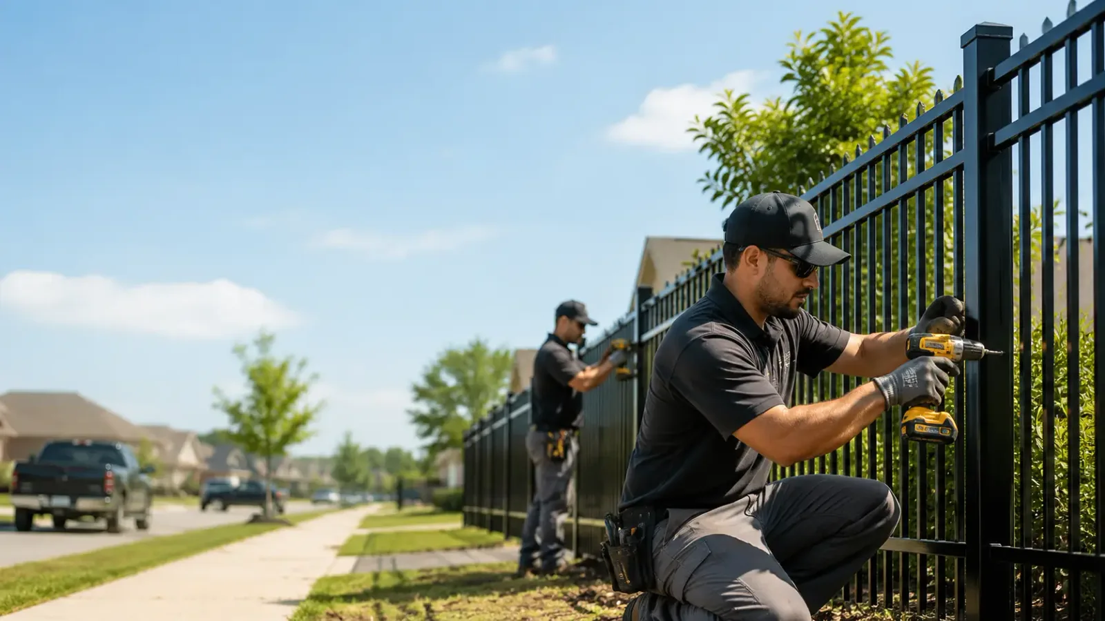 Metal Fence Installation in Denton, TX